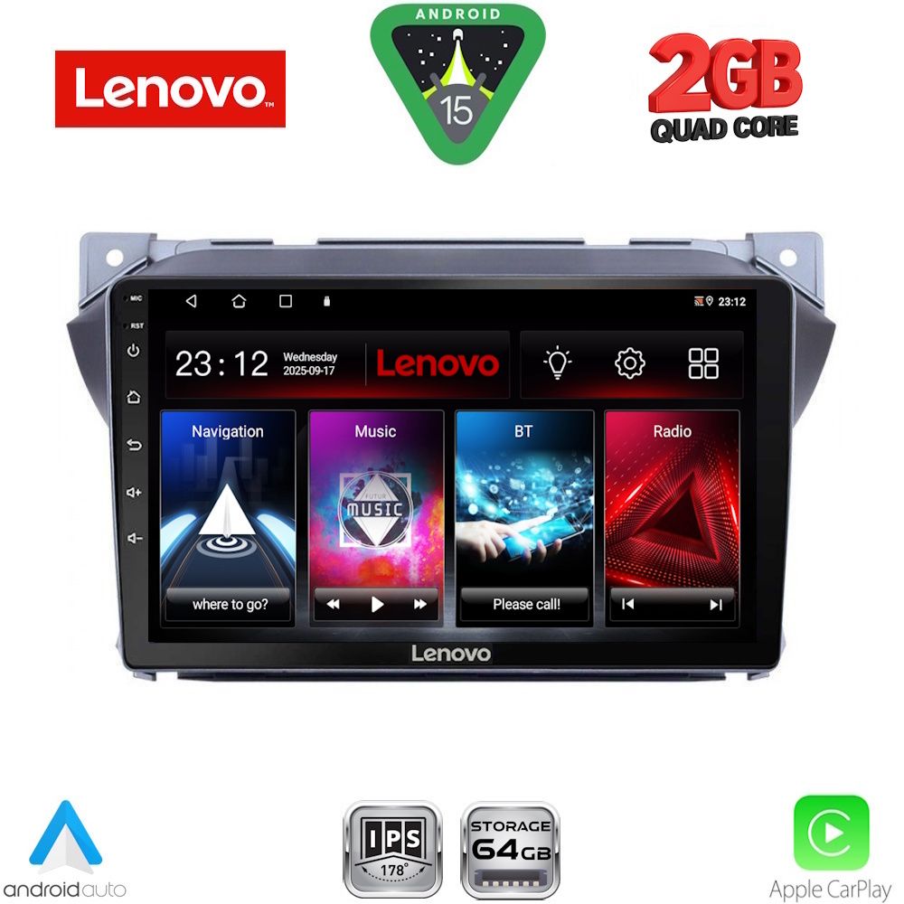 LENOVO LVD 2670_CPA (9inc) MULTIMEDIA TABLET for SUZUKI ALTO - NISSAN PIXO mod. 2009-2014 LENOVO LVD 2670_CPA (9inc) MULTIMEDIA TABLET for SUZUKI ALTO - NISSAN PIXO mod. 2009-2014