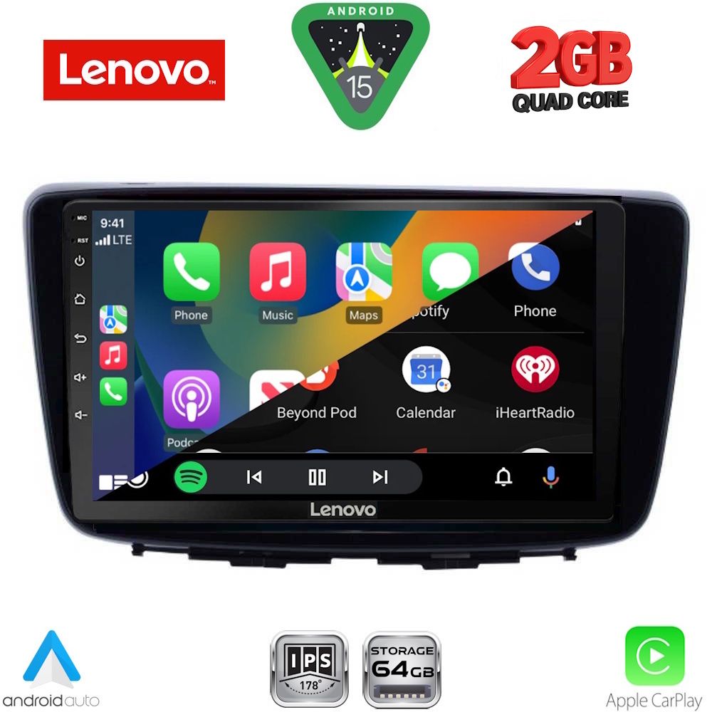 LENOVO LVD 2672_CPA (9inc) MULTIMEDIA TABLET for SUZUKI BALENO mod. 2016-2022 LENOVO LVD 2672_CPA (9inc) MULTIMEDIA TABLET for SUZUKI BALENO mod. 2016-2022