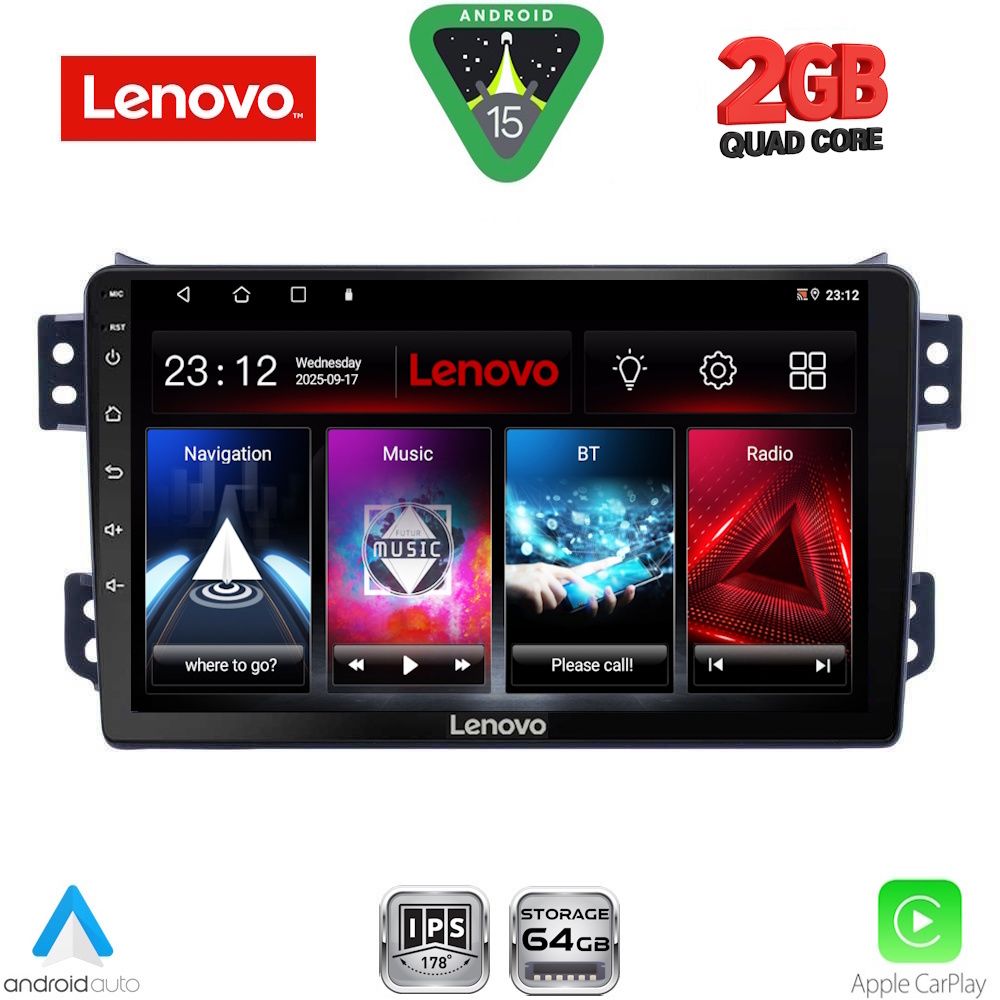 LENOVO LVD 2682_CPA (9inc) MULTIMEDIA TABLET for OPEL AGILA - SUZUKI SPLASH mod. 2008-2018 LENOVO LVD 2682_CPA (9inc) MULTIMEDIA TABLET for OPEL AGILA - SUZUKI SPLASH mod. 2008-2018
