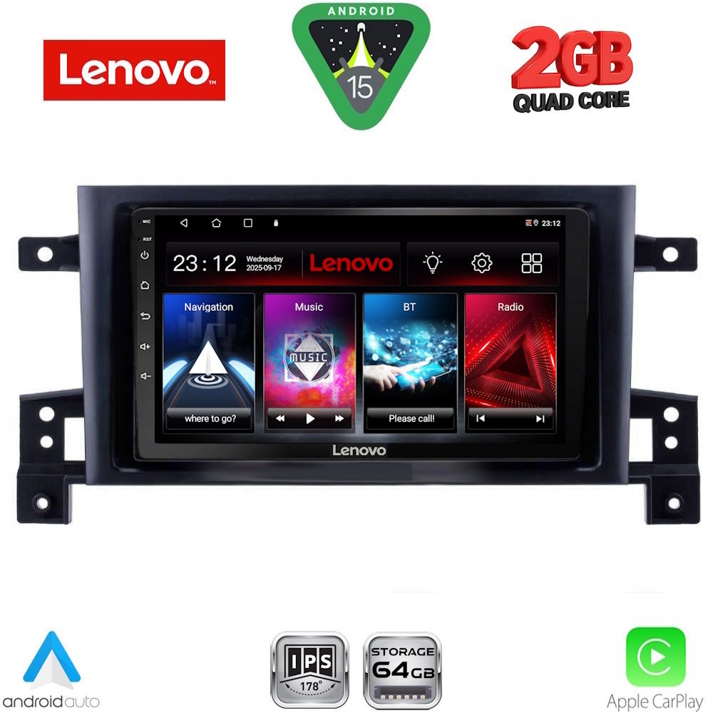 LENOVO LVD 2696_CPA (9inc) MULTIMEDIA TABLET for SUZUKI GRAND VITARA mod. 2005-2015 LENOVO LVD 2696_CPA (9inc) MULTIMEDIA TABLET for SUZUKI GRAND VITARA mod. 2005-2015
