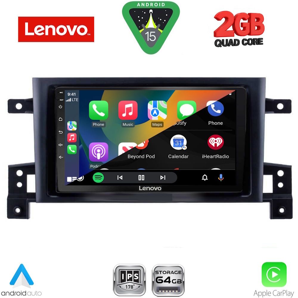 LENOVO LVD 2696_CPA (9inc) MULTIMEDIA TABLET for SUZUKI GRAND VITARA mod. 2005-2015 LENOVO LVD 2696_CPA (9inc) MULTIMEDIA TABLET for SUZUKI GRAND VITARA mod. 2005-2015