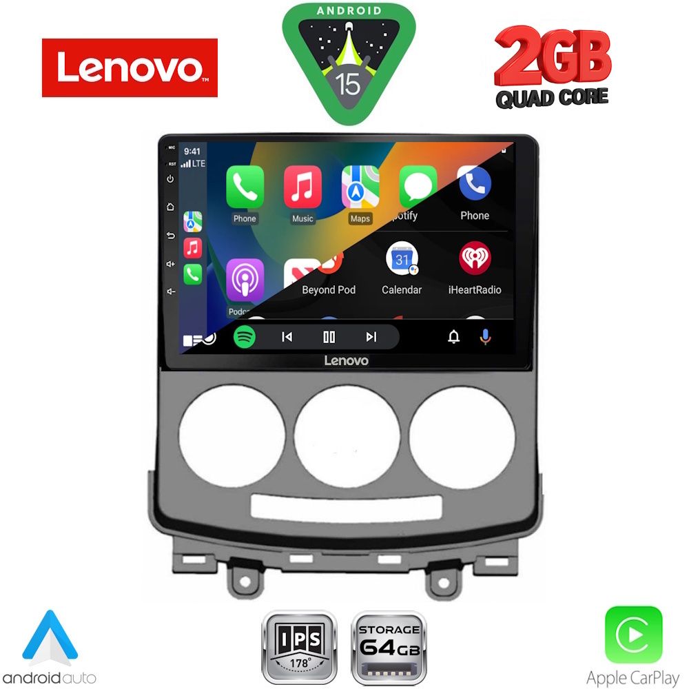 LENOVO LVD 2370_CPA (9inc) MULTIMEDIA TABLET for MAZDA 5 mod. 2004-2010 LENOVO LVD 2370_CPA (9inc) MULTIMEDIA TABLET for MAZDA 5 mod. 2004-2010