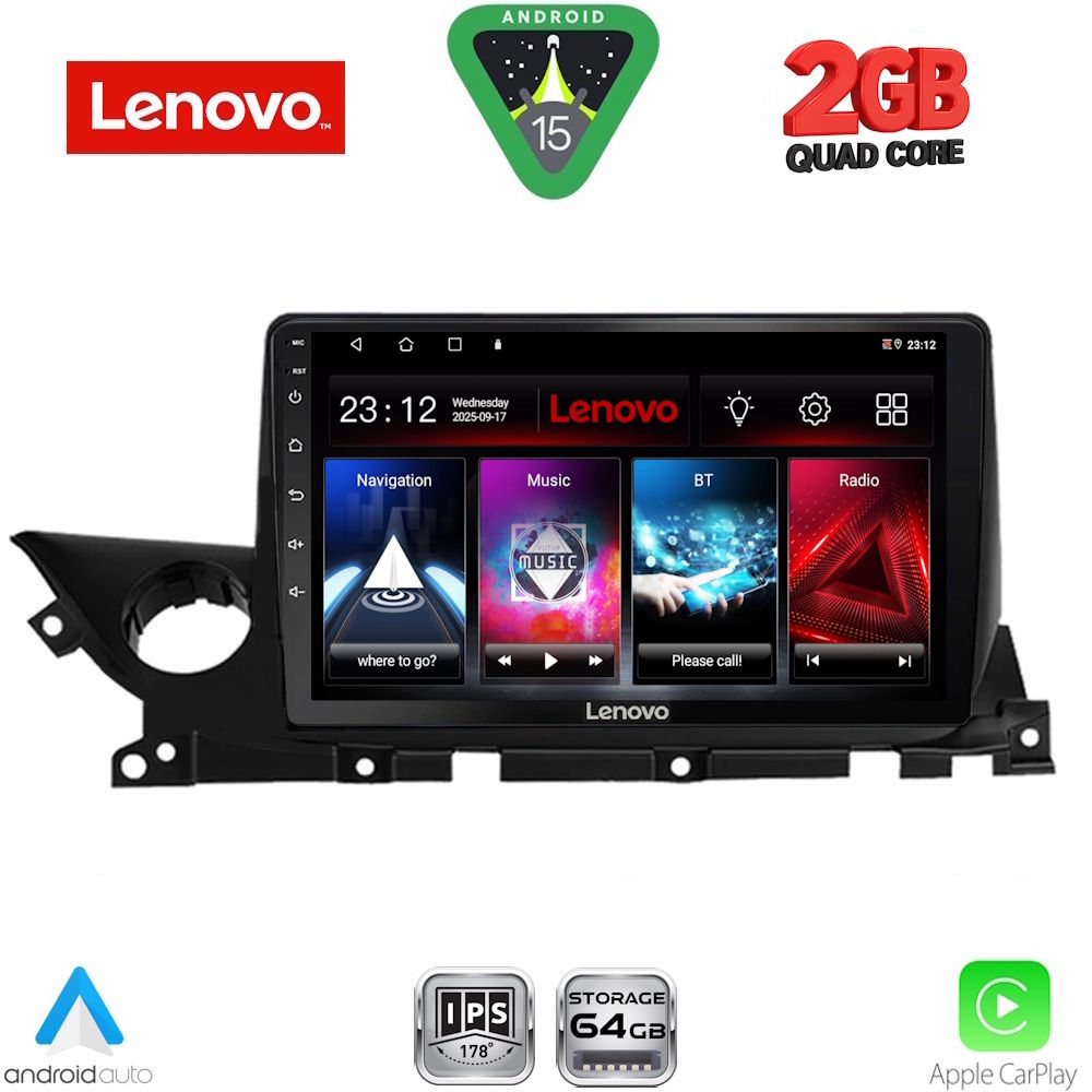 LENOVO LVD 2379B_CPA (9inc) MULTIMEDIA TABLET for MAZDA 6 mod. 2021-2026 LENOVO LVD 2379B_CPA (9inc) MULTIMEDIA TABLET for MAZDA 6 mod. 2021-2026