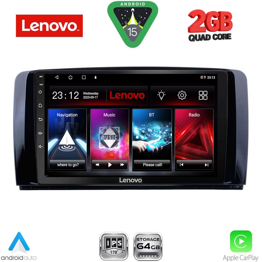 LENOVO LVD 2422_CPA (9inc) MULTIMEDIA TABLET for MERCEDES R (W251) mod. 2006-2015 LENOVO LVD 2422_CPA (9inc) MULTIMEDIA TABLET for MERCEDES R (W251) mod. 2006-2015