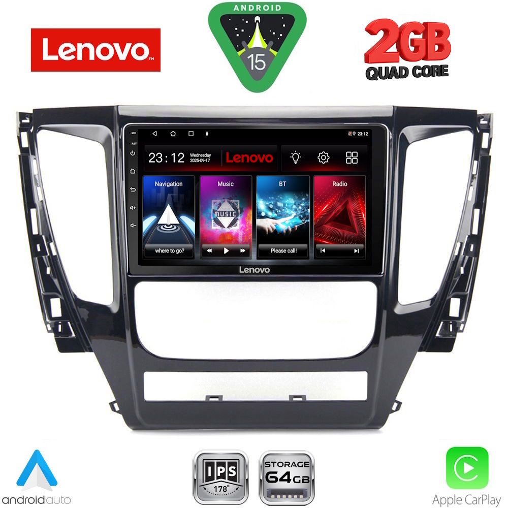 LENOVO LVD 2447A_CPA (9inc) MULTIMEDIA TABLET for MITSUBISHI PAJERO mod. 2013-2020 LENOVO LVD 2447A_CPA (9inc) MULTIMEDIA TABLET for MITSUBISHI PAJERO mod. 2013-2020