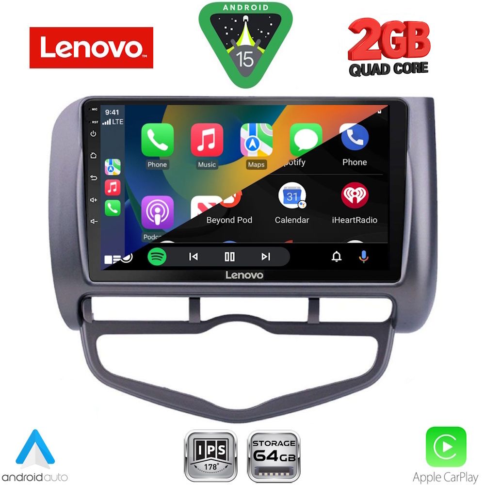 LENOVO LVD 2210_CPA CLIMA (9inc) MULTIMEDIA TABLET for HONDA JAZZ mod. 2002-2008 LENOVO LVD 2210_CPA CLIMA (9inc) MULTIMEDIA TABLET for HONDA JAZZ mod. 2002-2008