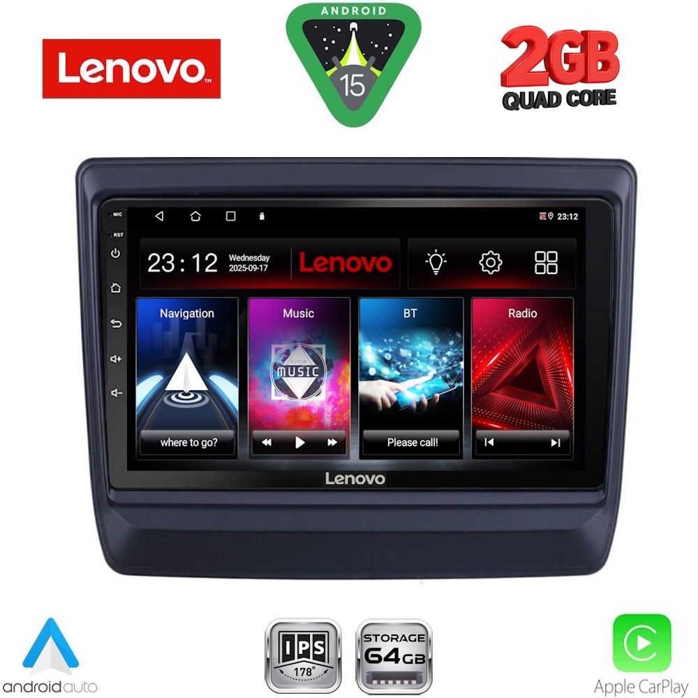LENOVO LVD 2256_CPA (9inc) MULTIMEDIA TABLET for ISUZU DMAX mod. 2020-2026 LENOVO LVD 2256_CPA (9inc) MULTIMEDIA TABLET for ISUZU DMAX mod. 2020-2026