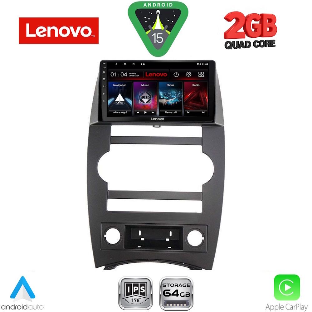 LENOVO LVD 2274_CPA (9inc) MULTIMEDIA TABLET for JEEP COMMANDER mod. 2007-2009 LENOVO LVD 2274_CPA (9inc) MULTIMEDIA TABLET for JEEP COMMANDER mod. 2007-2009