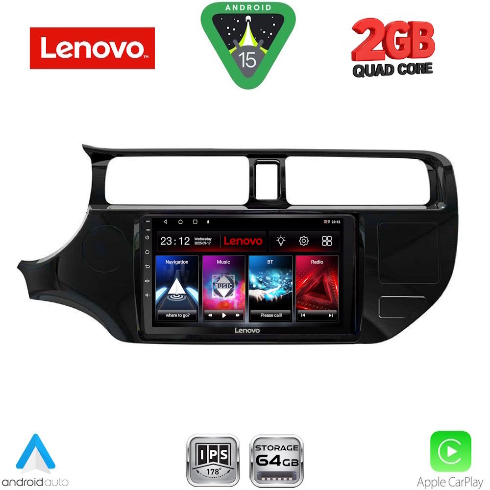 LENOVO LVD 2314_CPA (9inc) MULTIMEDIA TABLET for KIA RIO mod. 2012-2015 LENOVO LVD 2314_CPA (9inc) MULTIMEDIA TABLET for KIA RIO mod. 2012-2015