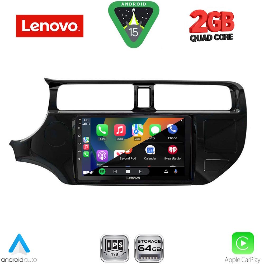 LENOVO LVD 2314_CPA (9inc) MULTIMEDIA TABLET for KIA RIO mod. 2012-2015 LENOVO LVD 2314_CPA (9inc) MULTIMEDIA TABLET for KIA RIO mod. 2012-2015