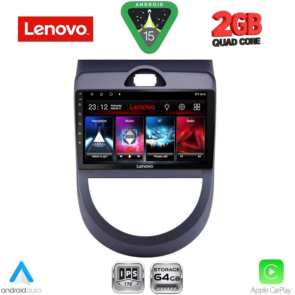 LENOVO LVD 2320_CPA (9inc) MULTIMEDIA TABLET for KIA SOUL mod. 2008-2013 LENOVO LVD 2320_CPA (9inc) MULTIMEDIA TABLET for KIA SOUL mod. 2008-2013