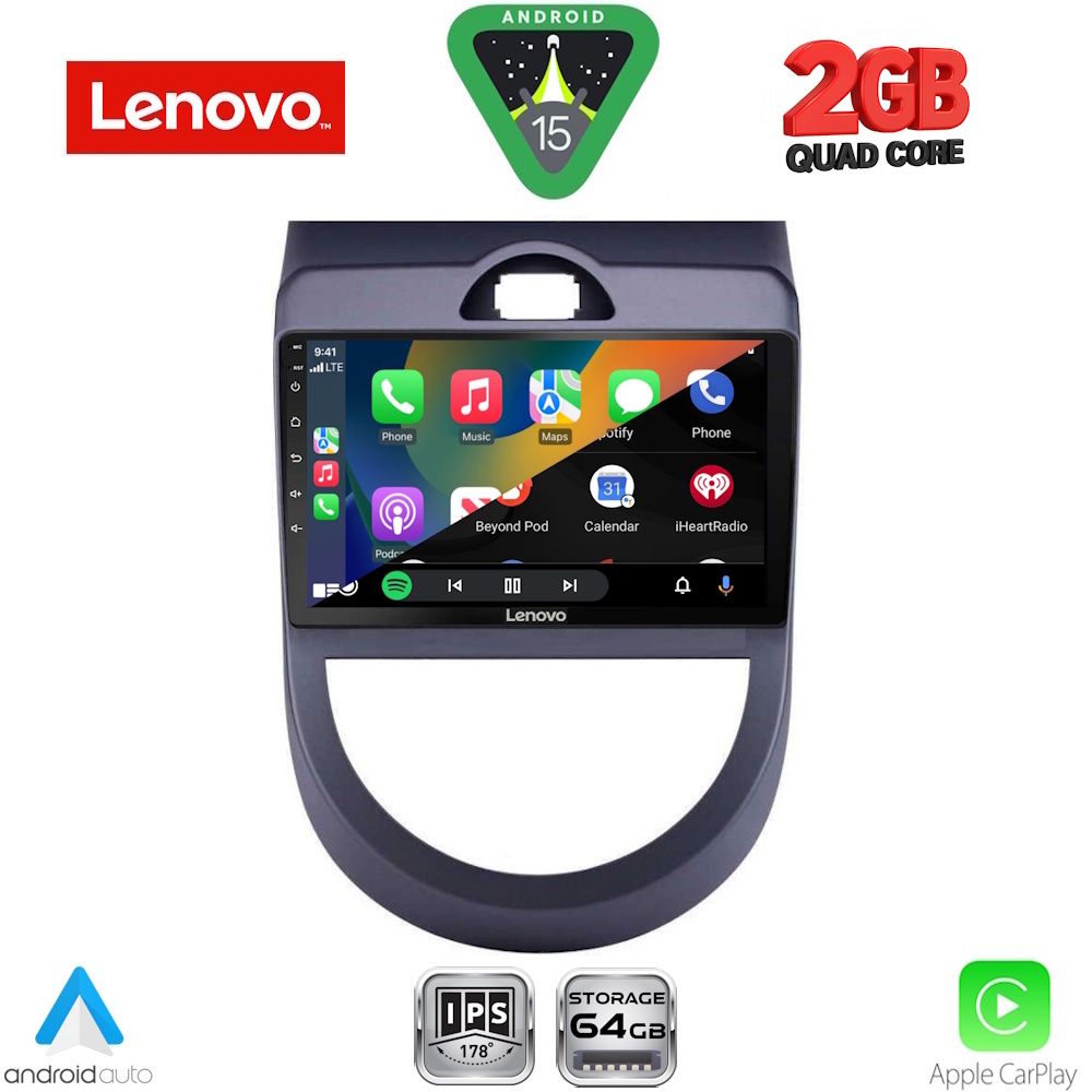 LENOVO LVD 2320_CPA (9inc) MULTIMEDIA TABLET for KIA SOUL mod. 2008-2013 LENOVO LVD 2320_CPA (9inc) MULTIMEDIA TABLET for KIA SOUL mod. 2008-2013