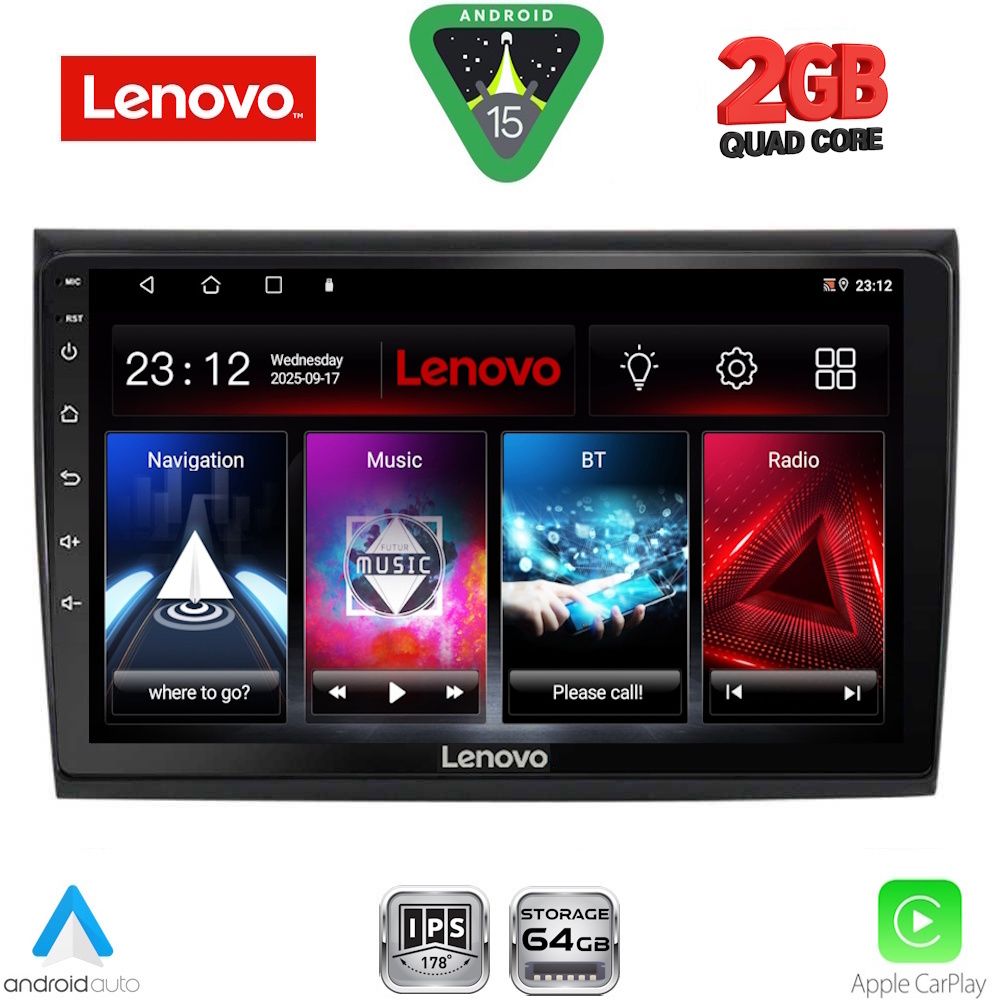 LENOVO LVD 2136_CPA (9inc) MULTIMEDIA TABLET for FIAT BRAVO mod. 2007-2019 LENOVO LVD 2136_CPA (9inc) MULTIMEDIA TABLET for FIAT BRAVO mod. 2007-2019