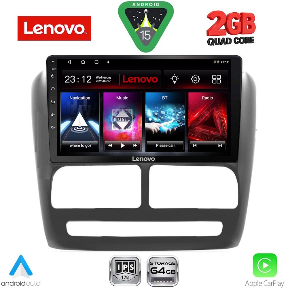 LENOVO LVD 2137_CPA (9inc) MULTIMEDIA TABLET for FIAT DOBLO mod. 2010-2015 LENOVO LVD 2137_CPA (9inc) MULTIMEDIA TABLET for FIAT DOBLO mod. 2010-2015