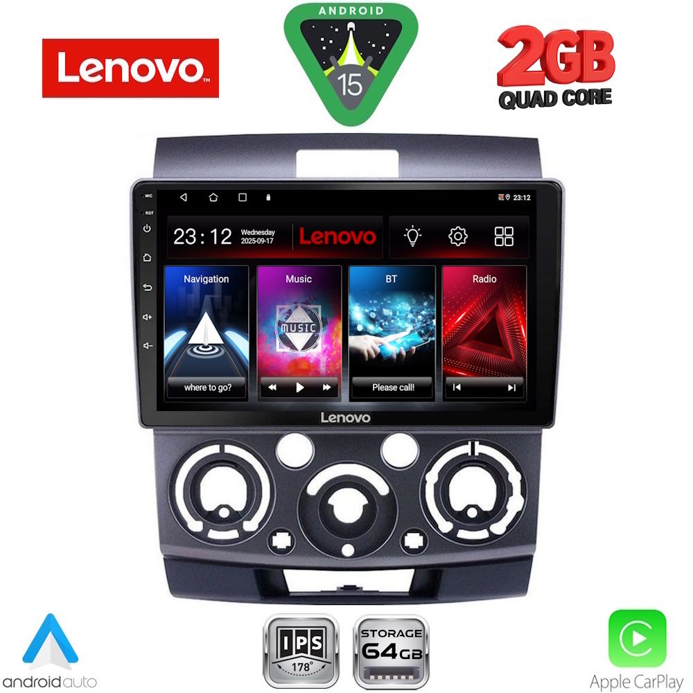 LENOVO LVD 2170_CPA (9inc) MULTIMEDIA TABLET for FORD RANGER | MAZDA BT50 mod. 2006-2011 LENOVO LVD 2170_CPA (9inc) MULTIMEDIA TABLET for FORD RANGER | MAZDA BT50 mod. 2006-2011