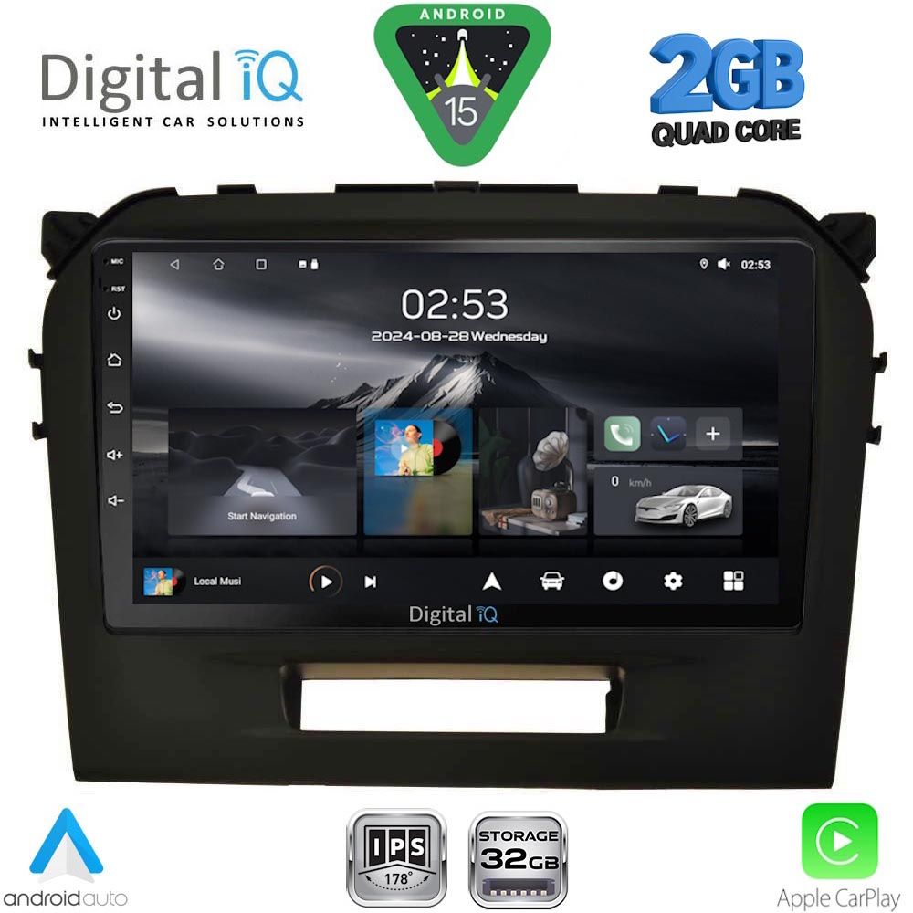 DIGITAL IQ RSD 1697BL_CPA (9inc) MULTIMEDIA TABLET for SUZUKI VITARA mod. 2016-2025 (BLACK) DIGITAL IQ RSD 1697BL_CPA (9inc) MULTIMEDIA TABLET for SUZUKI VITARA mod. 2016-2025 (BLACK)