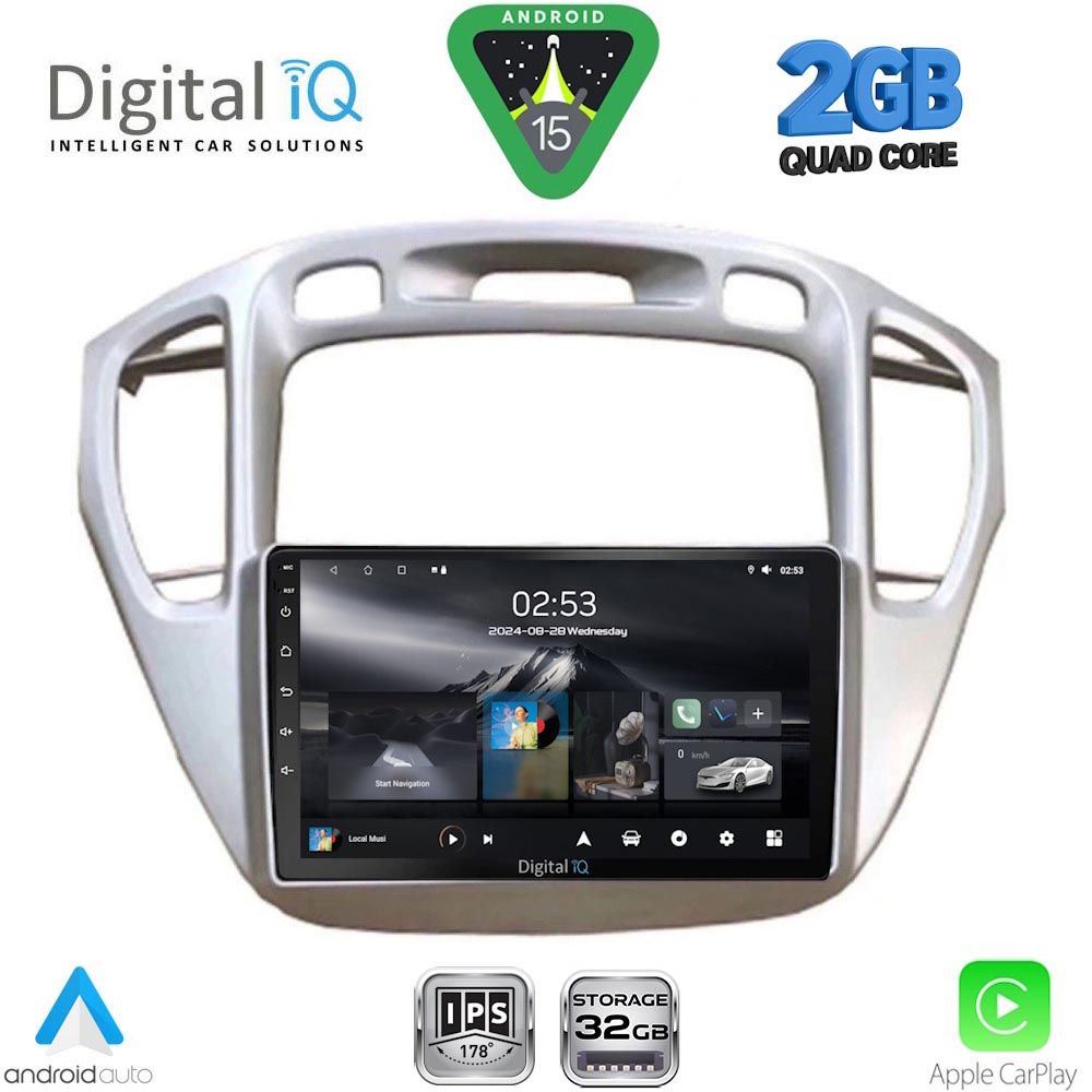 DIGITAL IQ RSD 1718_CPA (9inc) MULTIMEDIA TABLET for TOYOTA HIGHLANDER mod. 2002-2009 DIGITAL IQ RSD 1718_CPA (9inc) MULTIMEDIA TABLET for TOYOTA HIGHLANDER mod. 2002-2009