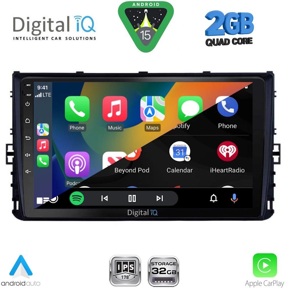 DIGITAL IQ RSD 1758_CPA (9inc) MULTIMEDIA TABLET for VW POLO – TROC – TCROSS - TAIGO mod. 2017-2026 DIGITAL IQ RSD 1758_CPA (9inc) MULTIMEDIA TABLET for VW POLO – TROC – TCROSS - TAIGO mod. 2017-2026