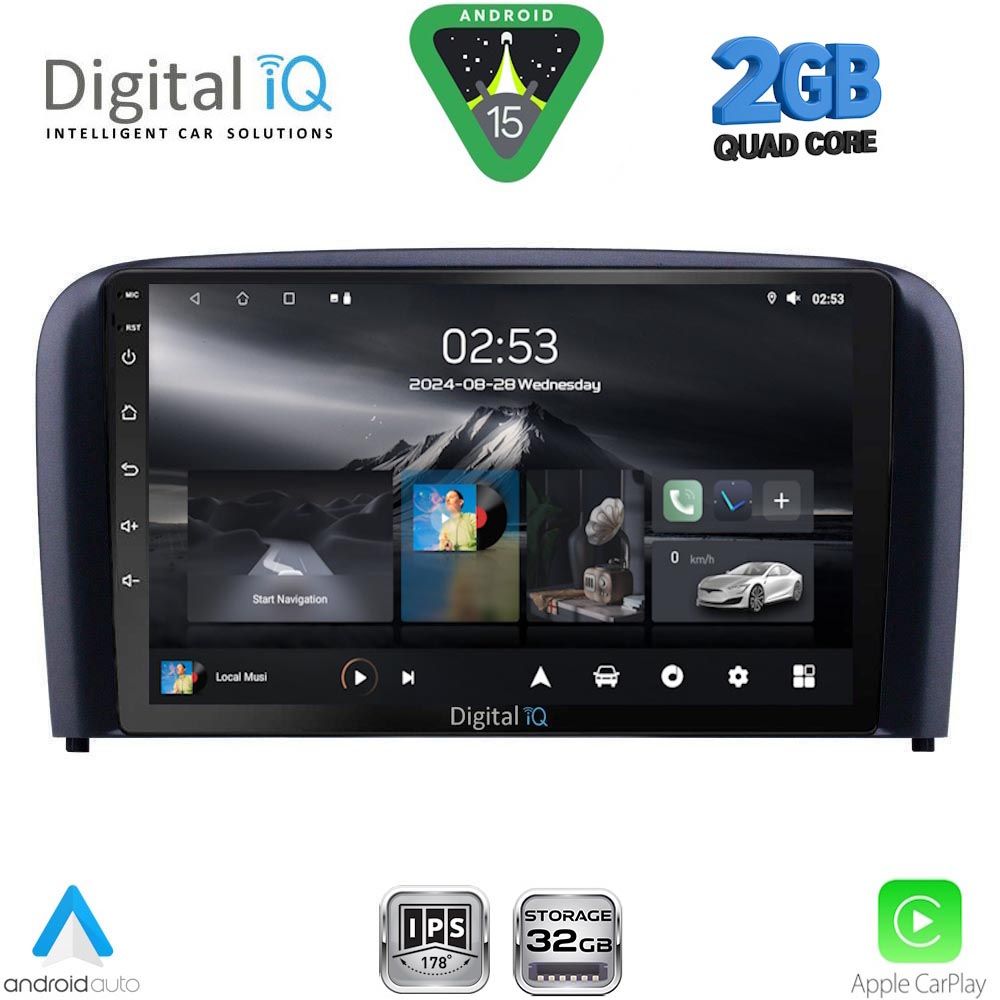 DIGITAL IQ RSD 1786_CPA (9inc) MULTIMEDIA TABLET for VOLVO S80 mod. 1998-2006 DIGITAL IQ RSD 1786_CPA (9inc) MULTIMEDIA TABLET for VOLVO S80 mod. 1998-2006