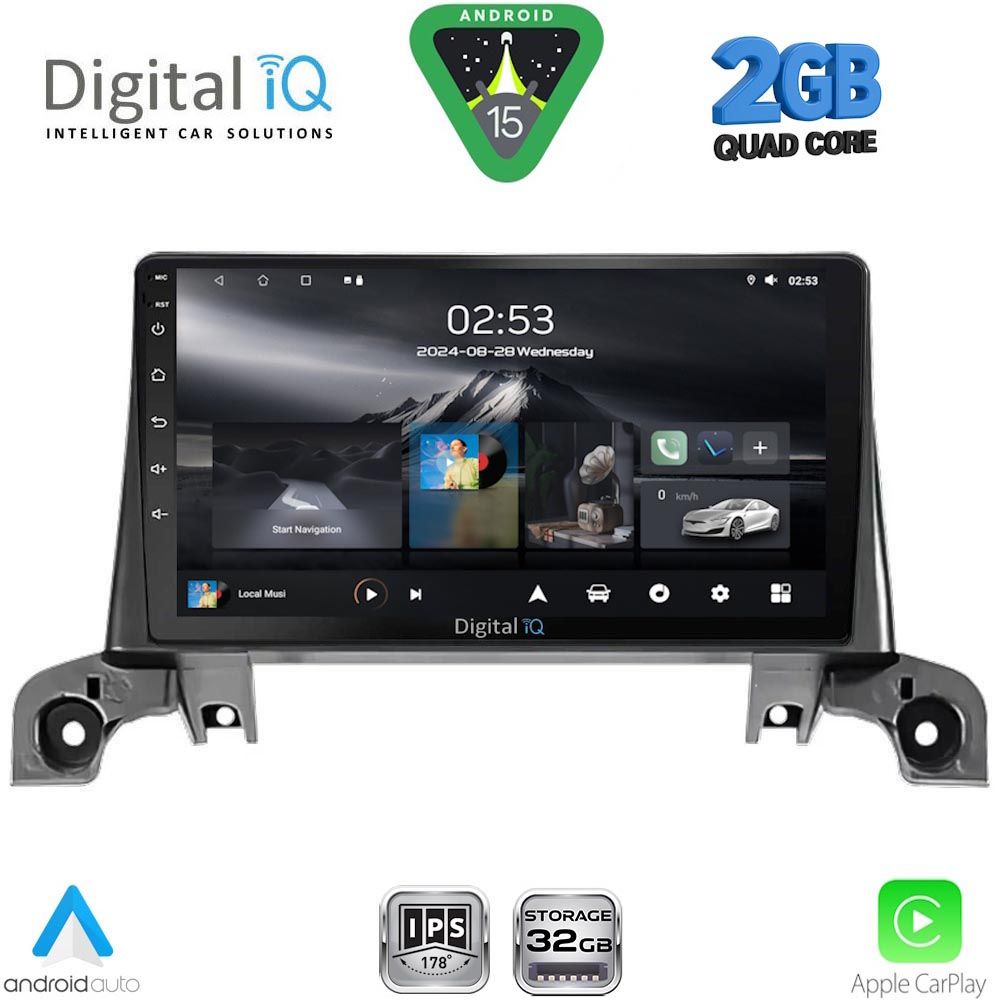 DIGITAL IQ RSD 1519_CPA (9inc) MULTIMEDIA TABLET for PEUGEOT 3008 - 5008 mod. 2016-2024 DIGITAL IQ RSD 1519_CPA (9inc) MULTIMEDIA TABLET for PEUGEOT 3008 - 5008 mod. 2016-2024
