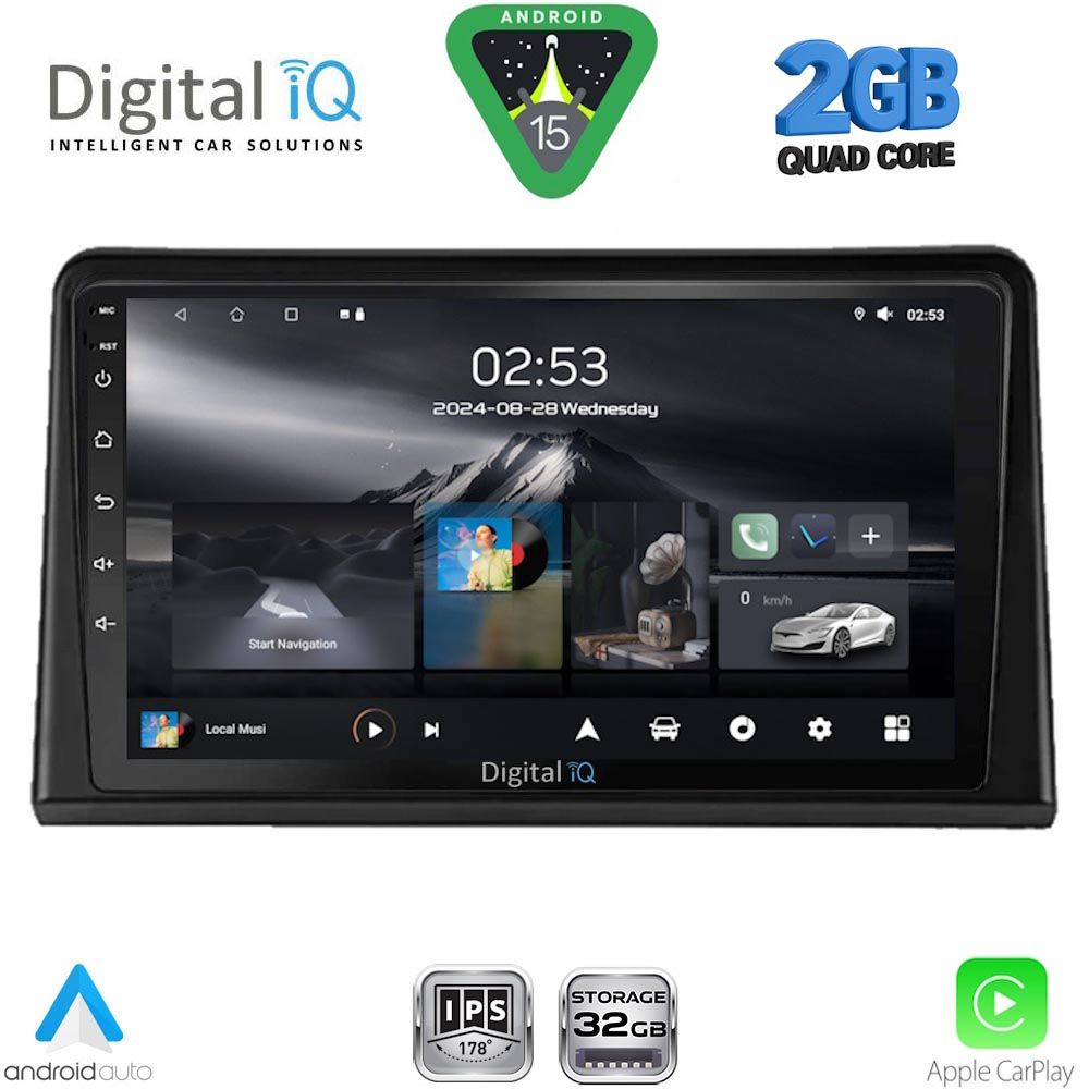 DIGITAL IQ RSD 1548_CPA (9inc) MULTIMEDIA TABLET for RENAULT EXPRESS mod. 2020-2026 DIGITAL IQ RSD 1548_CPA (9inc) MULTIMEDIA TABLET for RENAULT EXPRESS mod. 2020-2026