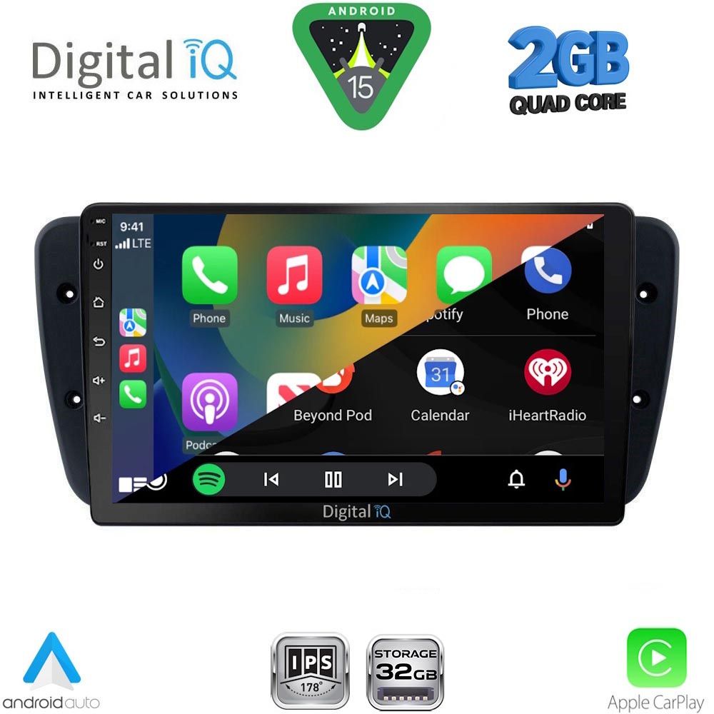 DIGITAL IQ RSD 1571_CPA (9inc) MULTIMEDIA TABLET for SEAT IBIZA mod. 2008-2015 DIGITAL IQ RSD 1571_CPA (9inc) MULTIMEDIA TABLET for SEAT IBIZA mod. 2008-2015