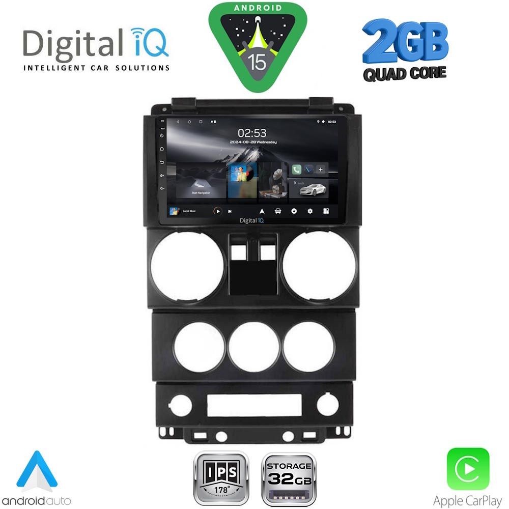 DIGITAL IQ RSD 1293_CPA (9inc) MULTIMEDIA TABLET for JEEP WRANGLER mod. 2006-2011 DIGITAL IQ RSD 1293_CPA (9inc) MULTIMEDIA TABLET for JEEP WRANGLER mod. 2006-2011