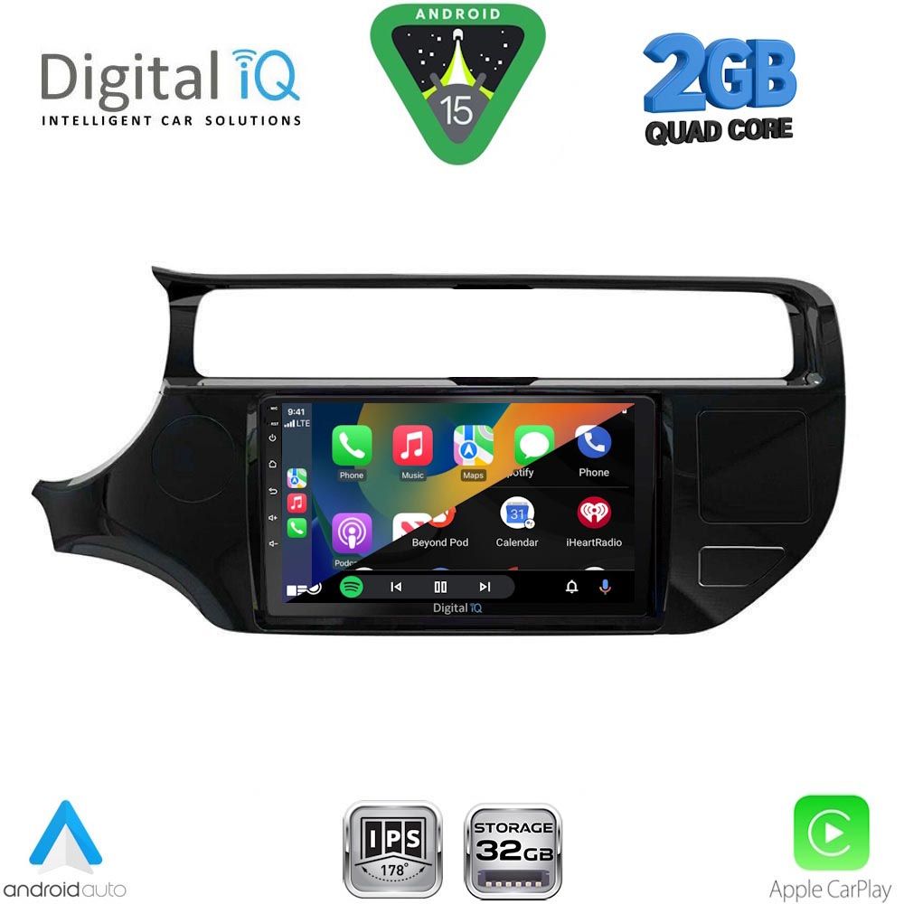 DIGITAL IQ RSD 1315_CPA (9inc) MULTIMEDIA TABLET for KIA RIO mod. 2015-2018 DIGITAL IQ RSD 1315_CPA (9inc) MULTIMEDIA TABLET for KIA RIO mod. 2015-2018