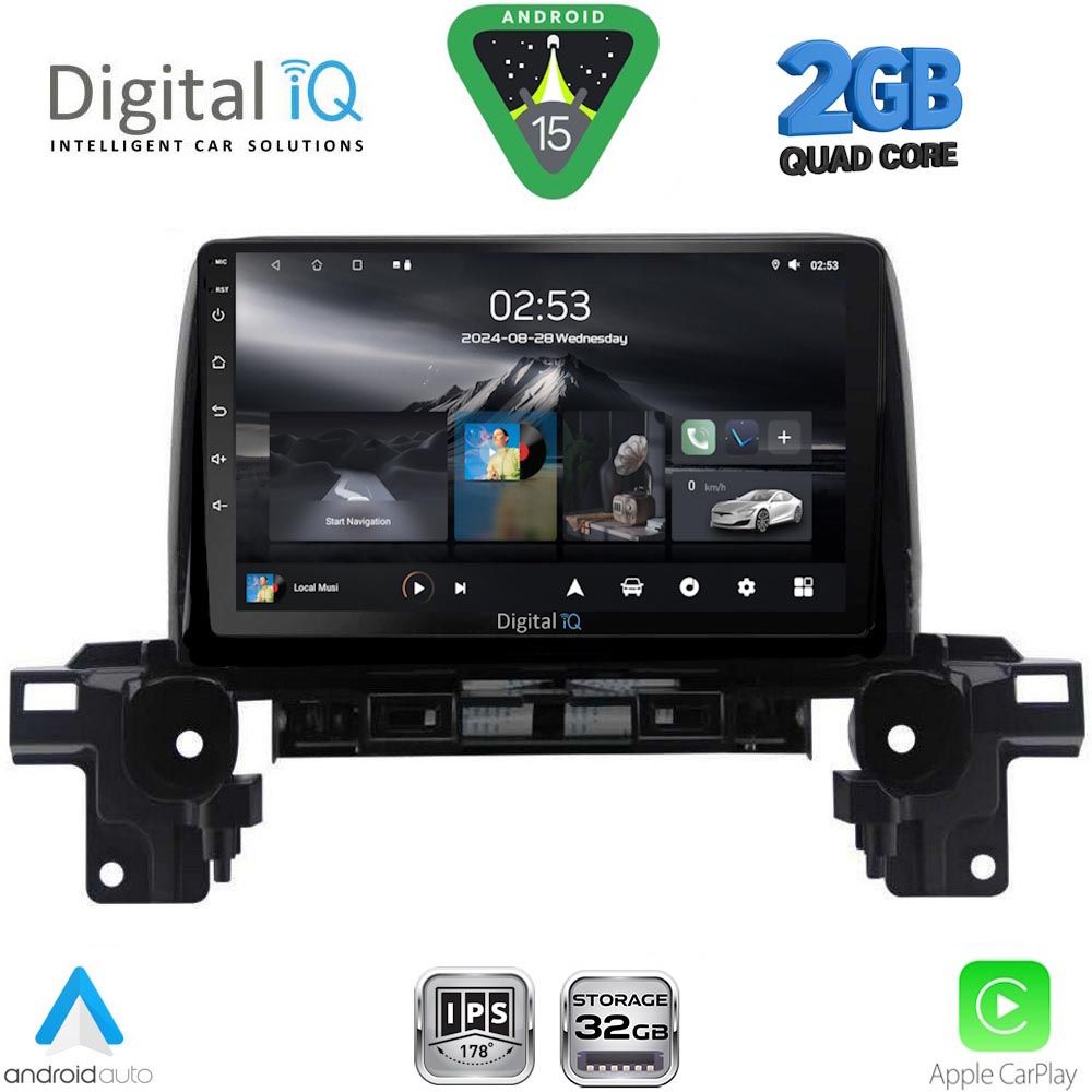 DIGITAL IQ RSD 1381_CPA (9inc) MULTIMEDIA TABLET for MAZDA CX5 mod. 2017-2025 DIGITAL IQ RSD 1381_CPA (9inc) MULTIMEDIA TABLET for MAZDA CX5 mod. 2017-2025