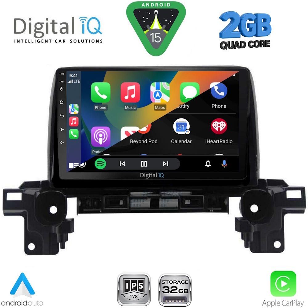 DIGITAL IQ RSD 1381_CPA (9inc) MULTIMEDIA TABLET for MAZDA CX5 mod. 2017-2025 DIGITAL IQ RSD 1381_CPA (9inc) MULTIMEDIA TABLET for MAZDA CX5 mod. 2017-2025