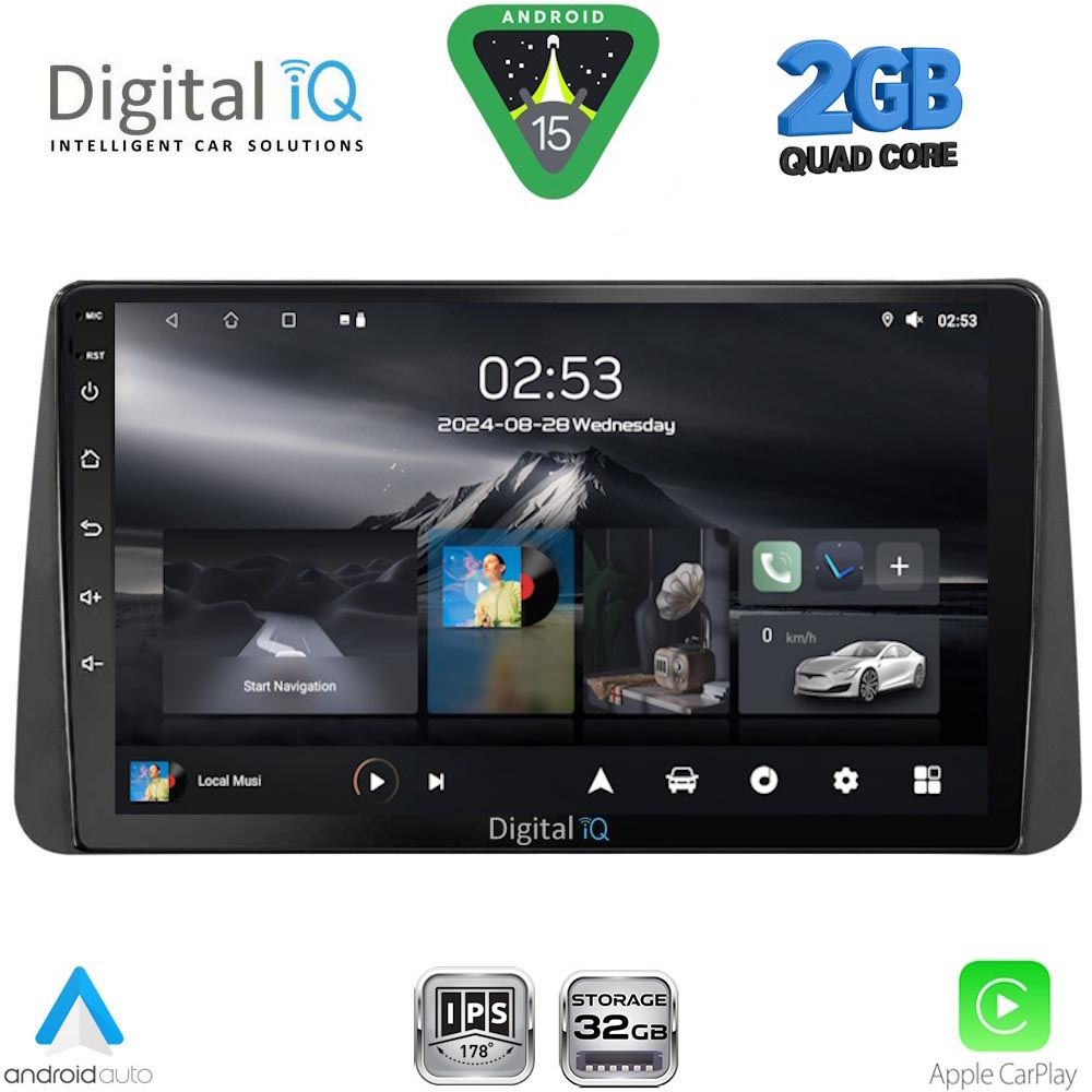 DIGITAL IQ RSD 1149_CPA DASH (9inc) MULTIMEDIA TABLET for FIAT TIPO mod. 2018-2023 DIGITAL IQ RSD 1149_CPA DASH (9inc) MULTIMEDIA TABLET for FIAT TIPO mod. 2018-2023