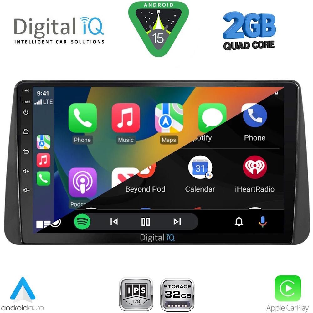DIGITAL IQ RSD 1149_CPA DASH (9inc) MULTIMEDIA TABLET for FIAT TIPO mod. 2018-2023 DIGITAL IQ RSD 1149_CPA DASH (9inc) MULTIMEDIA TABLET for FIAT TIPO mod. 2018-2023