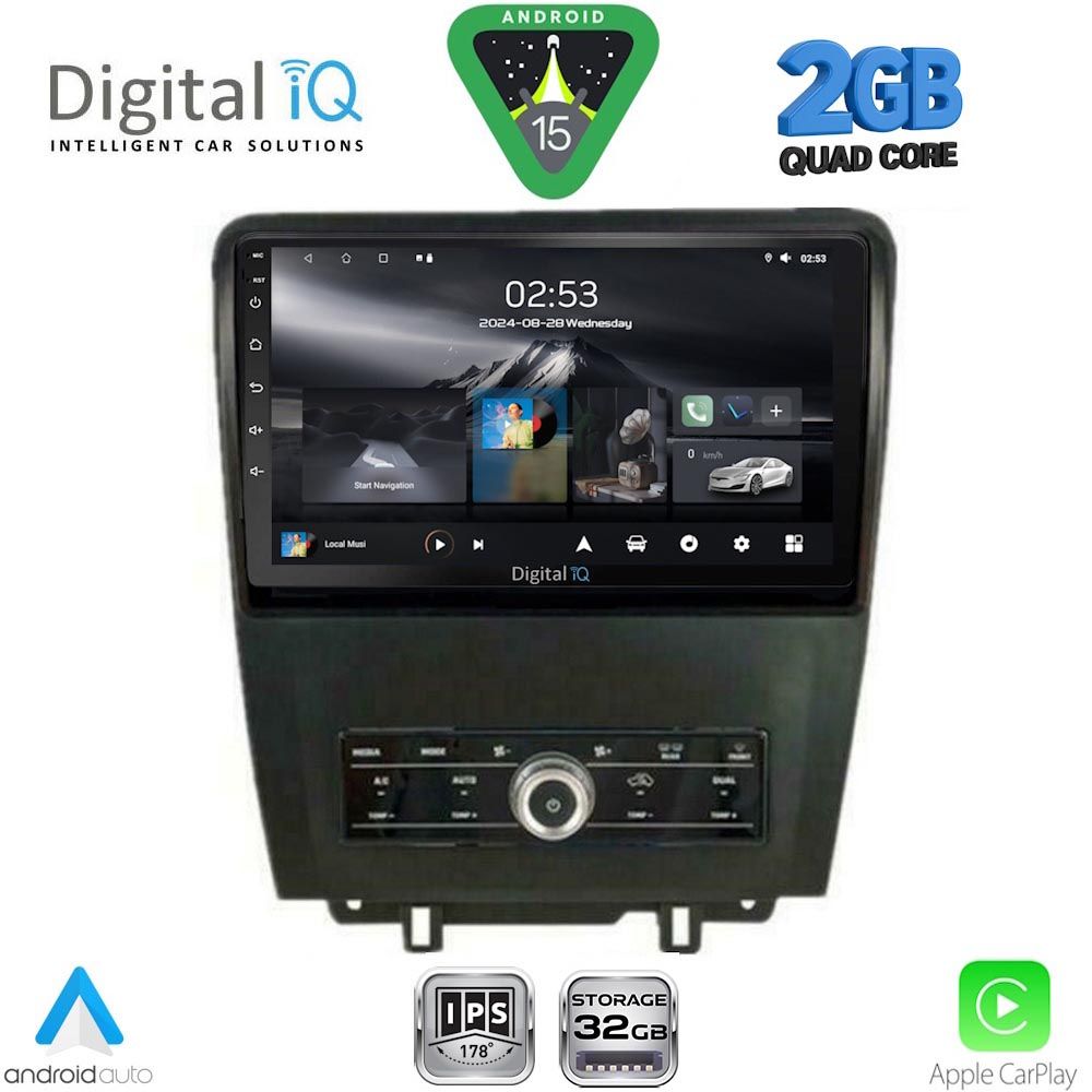 DIGITAL IQ RSD 1165_CPA (10inc) MULTIMEDIA TABLET for FORD MUSTANG mod. 2010-2015 DIGITAL IQ RSD 1165_CPA (10inc) MULTIMEDIA TABLET for FORD MUSTANG mod. 2010-2015