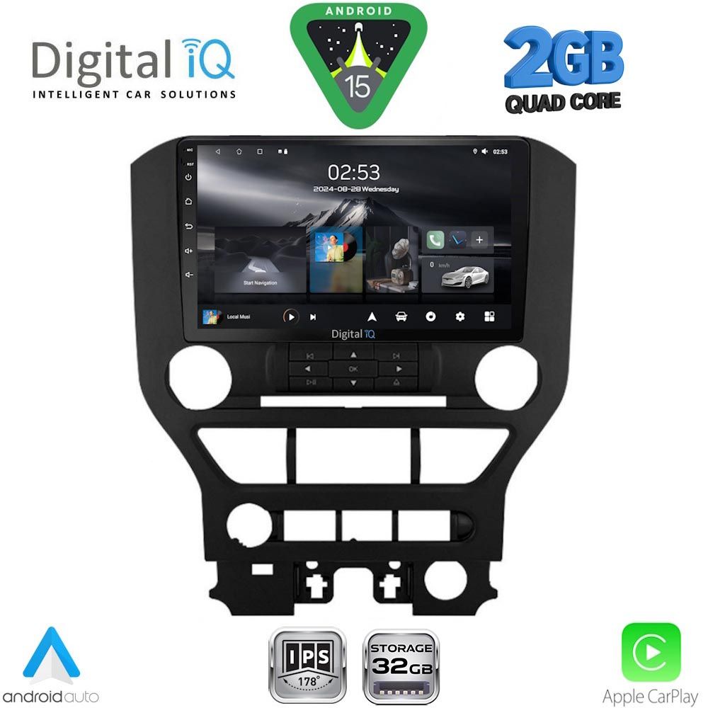 DIGITAL IQ RSD 1166_CPA 3BUT (9inc) MULTIMEDIA TABLET for FORD MUSTANG mod. 2015-2020 DIGITAL IQ RSD 1166_CPA 3BUT (9inc) MULTIMEDIA TABLET for FORD MUSTANG mod. 2015-2020