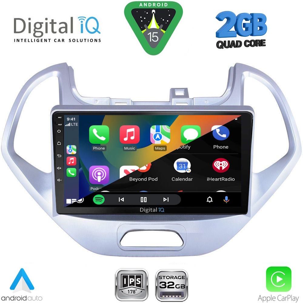 DIGITAL IQ RSD 1167LO_CPA (9inc) MULTIMEDIA TABLET for FORD KA mod. 2017-2024 DIGITAL IQ RSD 1167LO_CPA (9inc) MULTIMEDIA TABLET for FORD KA mod. 2017-2024