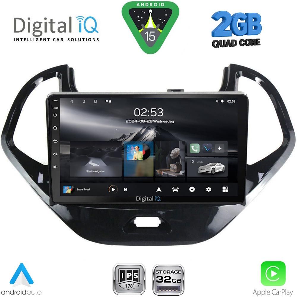 DIGITAL IQ RSD 1167SH_CPA (9inc) MULTIMEDIA TABLET for FORD KA mod. 2017-2024 DIGITAL IQ RSD 1167SH_CPA (9inc) MULTIMEDIA TABLET for FORD KA mod. 2017-2024