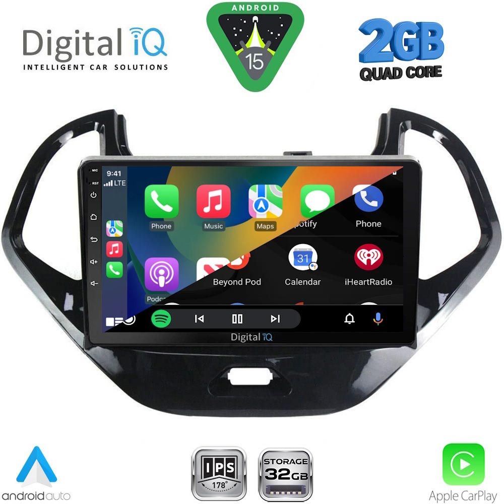 DIGITAL IQ RSD 1167SH_CPA (9inc) MULTIMEDIA TABLET for FORD KA mod. 2017-2024 DIGITAL IQ RSD 1167SH_CPA (9inc) MULTIMEDIA TABLET for FORD KA mod. 2017-2024