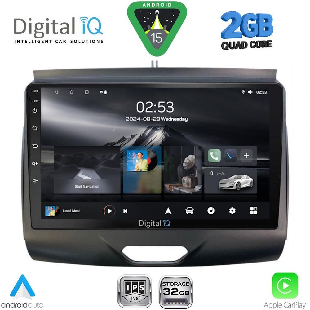 DIGITAL IQ RSD 1172B_CPA (9inc) MULTIMEDIA TABLET for FORD RANGER mod. 2015-2018 DIGITAL IQ RSD 1172B_CPA (9inc) MULTIMEDIA TABLET for FORD RANGER mod. 2015-2018