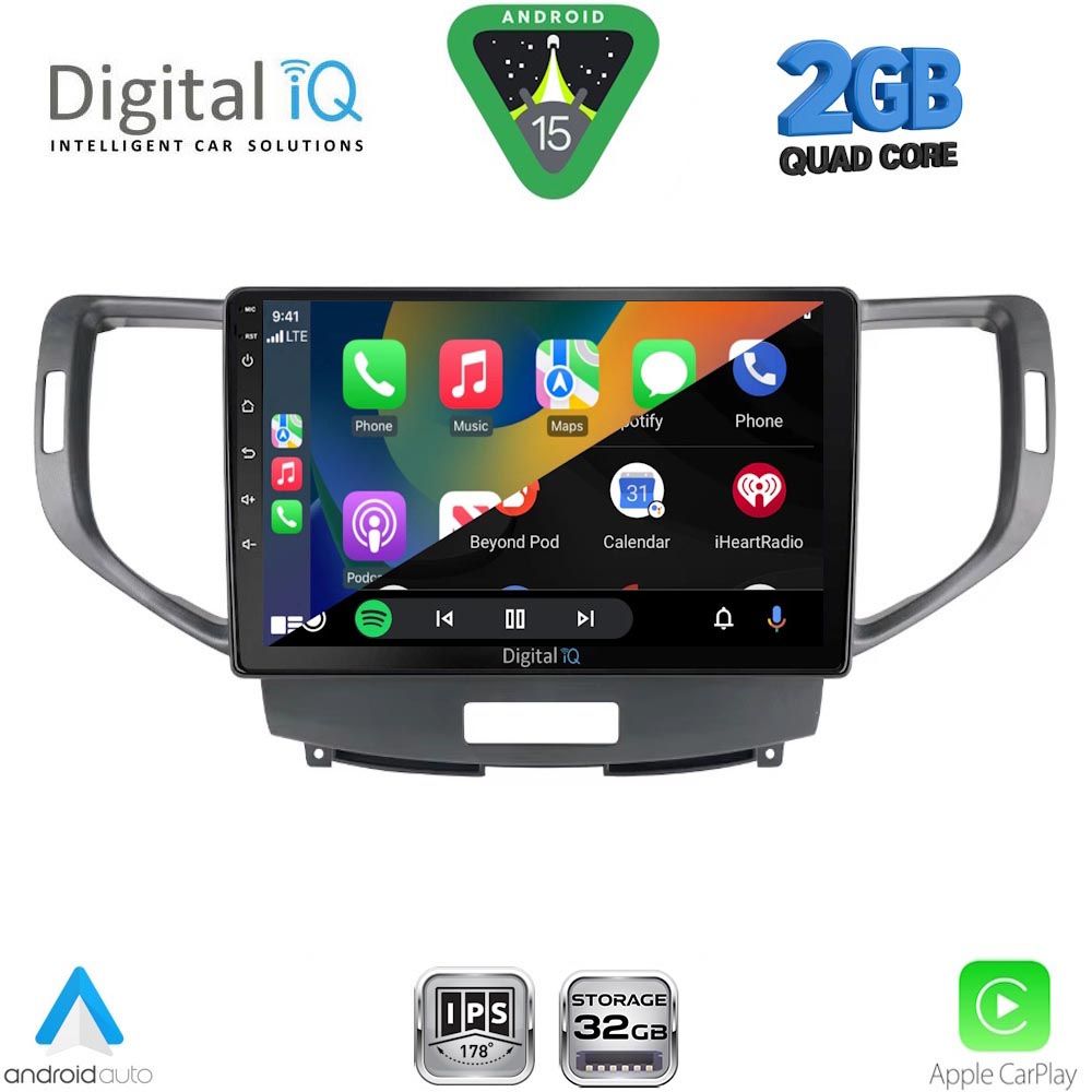 DIGITAL IQ RSD 1183_CPA (9inc) MULTIMEDIA TABLET for HONDA ACCORD mod. 2008-2013 DIGITAL IQ RSD 1183_CPA (9inc) MULTIMEDIA TABLET for HONDA ACCORD mod. 2008-2013