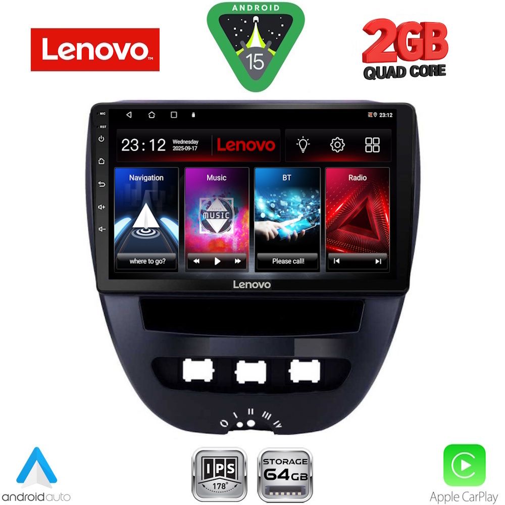 LENOVO LVD 2707_CPA (10inc) MULTIMEDIA TABLET for CITROEN C1-PEUGEOT 107-TOYOTA AYGO mod. 2005-2014 LENOVO LVD 2707_CPA (10inc) MULTIMEDIA TABLET for CITROEN C1-PEUGEOT 107-TOYOTA AYGO mod. 2005-2014