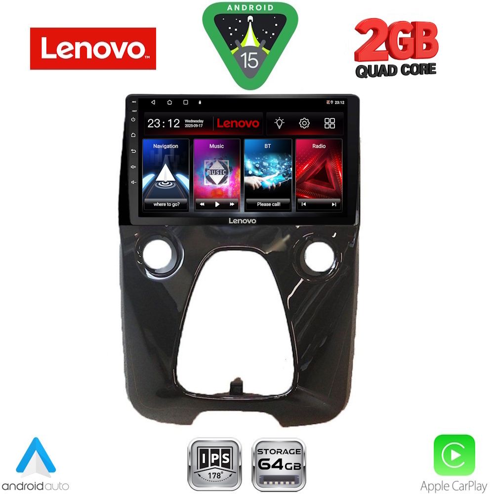 LENOVO LVD 2708_CPA A/C (10inc) MULTIMEDIA TABLET for CITROEN C1-PEUGEOT 108-TOYOTA AYGO mod. 2014-2022 LENOVO LVD 2708_CPA A/C (10inc) MULTIMEDIA TABLET for CITROEN C1-PEUGEOT 108-TOYOTA AYGO mod. 2014-2022