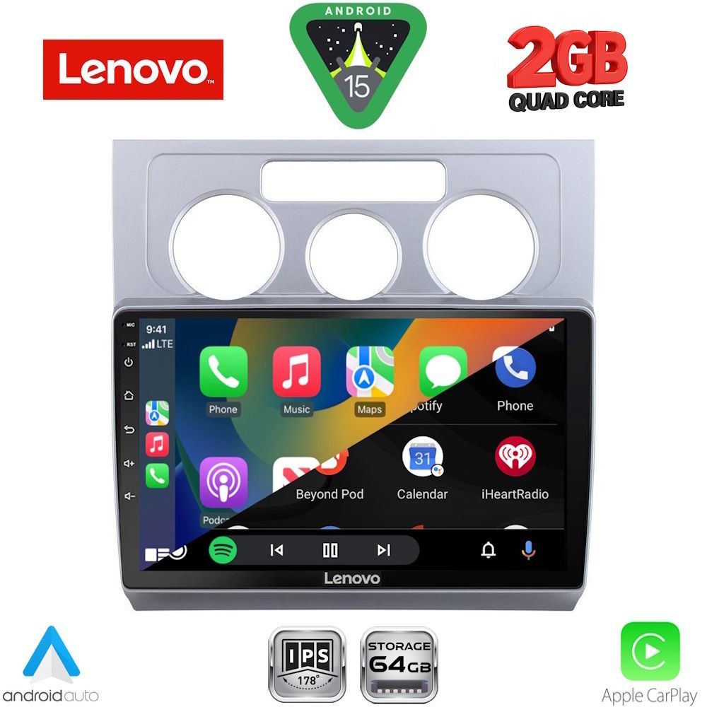 LENOVO LVD 2767_CPA A/C (10inc) MULTIMEDIA TABLET for VW TOURAN mod. 2003-2010 LENOVO LVD 2767_CPA A/C (10inc) MULTIMEDIA TABLET for VW TOURAN mod. 2003-2010