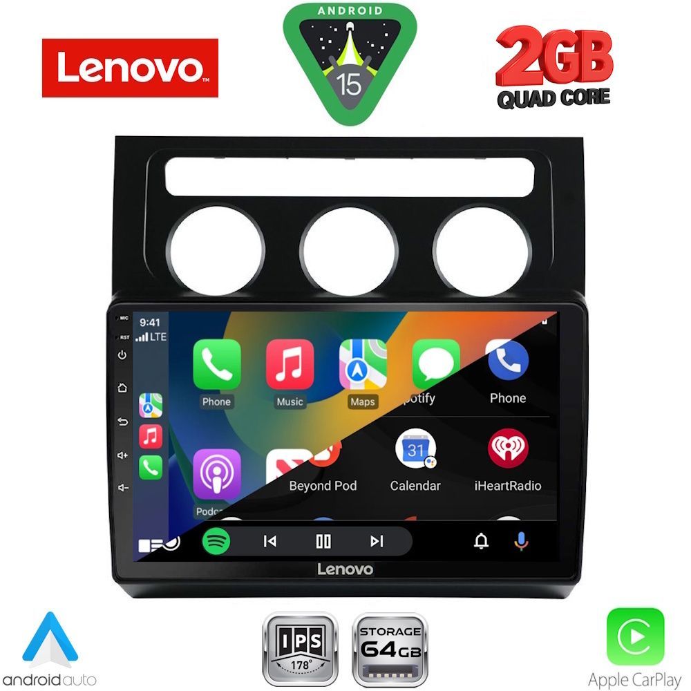 LENOVO LVD 2767_CPA CLIMA (10inc) MULTIMEDIA TABLET for VW TOURAN mod. 2003-2010 LENOVO LVD 2767_CPA CLIMA (10inc) MULTIMEDIA TABLET for VW TOURAN mod. 2003-2010