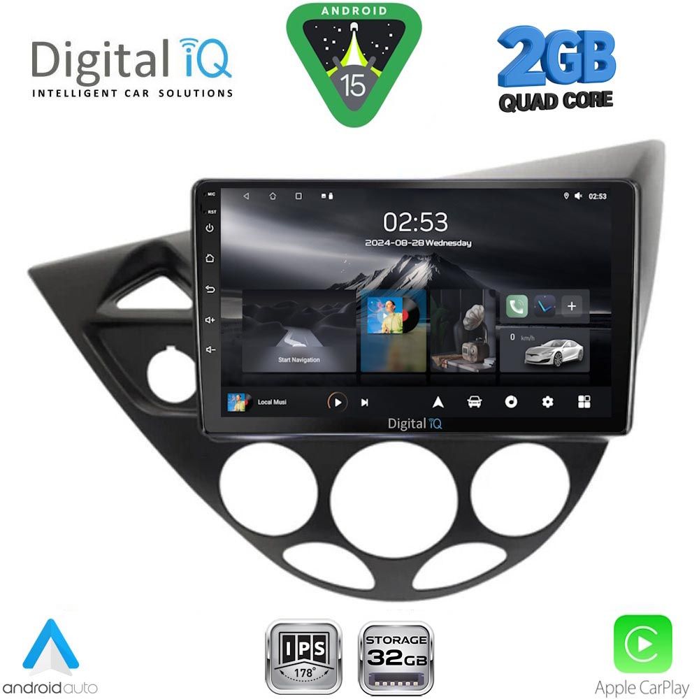DIGITAL IQ RSD 1169_CPA (9inc) MULTIMEDIA TABLET for FORD FOCUS mod. 1998-2004 DIGITAL IQ RSD 1169_CPA (9inc) MULTIMEDIA TABLET for FORD FOCUS mod. 1998-2004