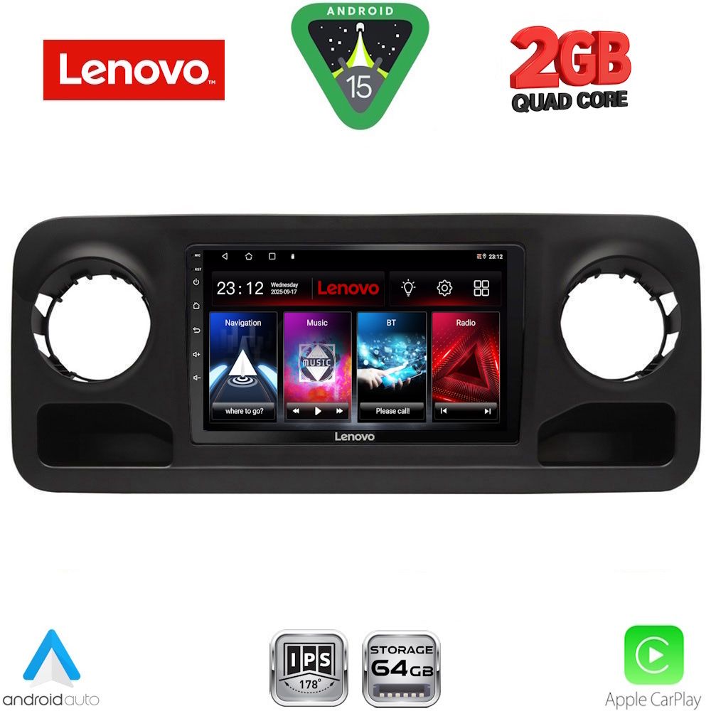 LENOVO LVD 2424_CPA (10inc) MULTIMEDIA TABLET for MERCEDES SPRINTER mod. 2018-2026 LENOVO LVD 2424_CPA (10inc) MULTIMEDIA TABLET for MERCEDES SPRINTER mod. 2018-2026