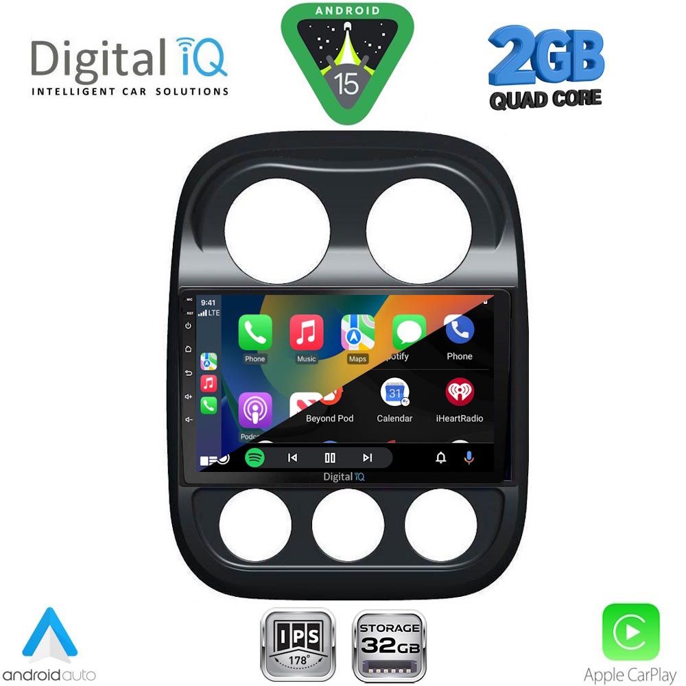 DIGITAL IQ RSD 1277_CPA (10inc) MULTIMEDIA TABLET for JEEP COMPASS - PATRIOT mod. 2007-2016 DIGITAL IQ RSD 1277_CPA (10inc) MULTIMEDIA TABLET for JEEP COMPASS - PATRIOT mod. 2007-2016