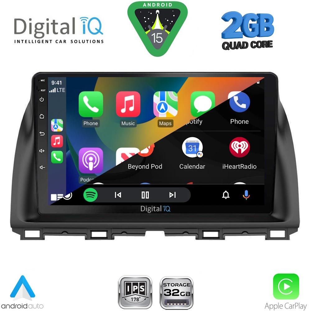 DIGITAL IQ RSD 1380_CPA (10inc) MULTIMEDIA TABLET for MAZDA CX5 mod. 2013-2017 DIGITAL IQ RSD 1380_CPA (10inc) MULTIMEDIA TABLET for MAZDA CX5 mod. 2013-2017
