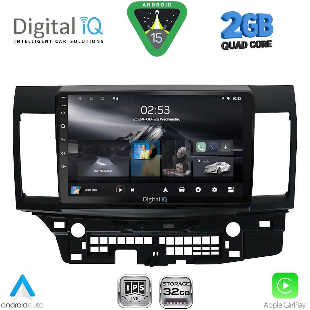DIGITAL IQ RSD 1434_CPA (10inc) MULTIMEDIA TABLET for MITSUBISHI LANCER mod. 2008-2017 DIGITAL IQ RSD 1434_CPA (10inc) MULTIMEDIA TABLET for MITSUBISHI LANCER mod. 2008-2017