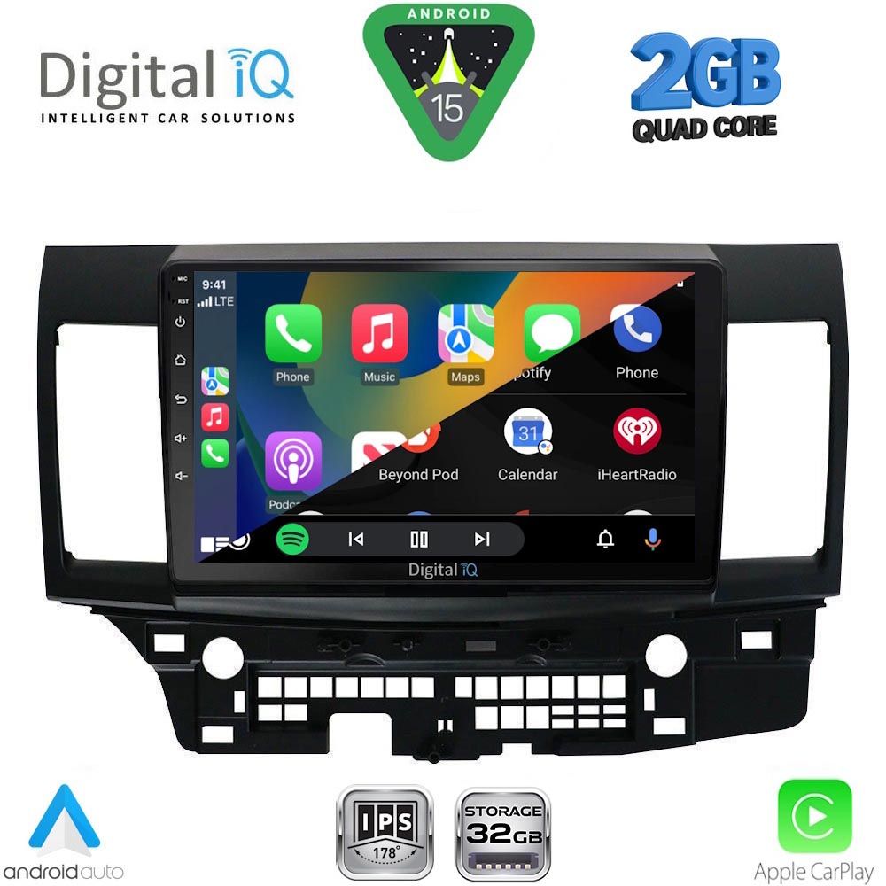 DIGITAL IQ RSD 1434_CPA (10inc) MULTIMEDIA TABLET for MITSUBISHI LANCER mod. 2008-2017 DIGITAL IQ RSD 1434_CPA (10inc) MULTIMEDIA TABLET for MITSUBISHI LANCER mod. 2008-2017