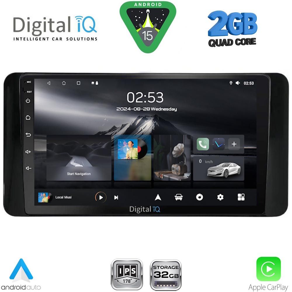 DIGITAL IQ RSD 1586_CPA (10inc) MULTIMEDIA TABLET for SKODA KAMIQ mod. 2018-2026 DIGITAL IQ RSD 1586_CPA (10inc) MULTIMEDIA TABLET for SKODA KAMIQ mod. 2018-2026